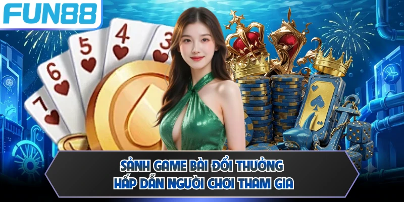 Sảnh game bài đổi thưởng hấp dẫn người chơi tham gia